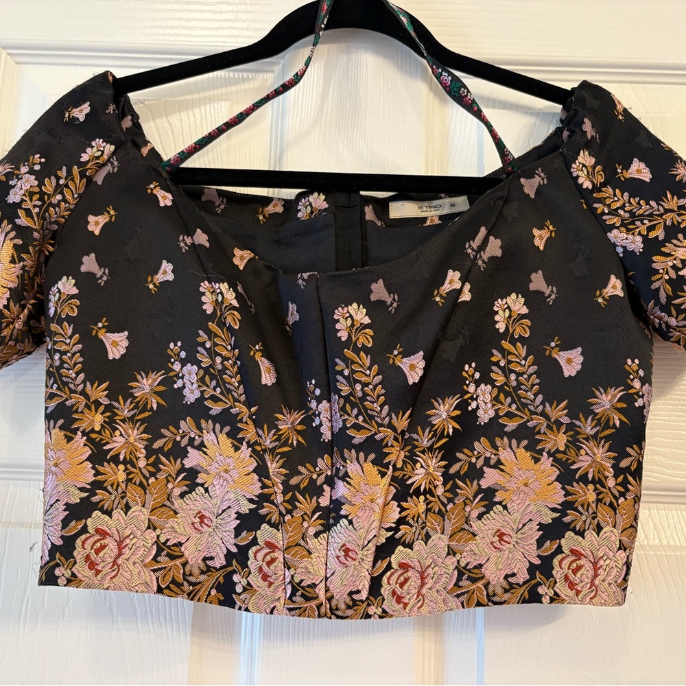 NWT Etro Multicolor Floral Jacquard Blouse - Picture 2 of 9